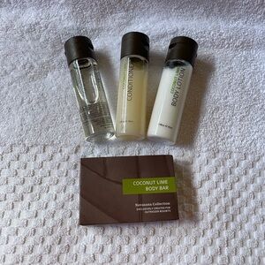 Coconut Lime, Navasana Collection 4 piece travel bundle
